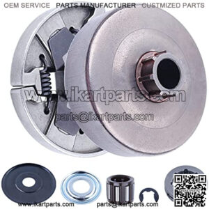 Chainsaw 3/8"-7 Clutch Drum Rim Sprocket Kit for Stihl MS660 066 064 MS640 MS661 Replacement Parts with Washer E-Clip Needle Bearing