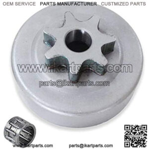 Poweka 325"-7 Clutch Drum Sprocket, Clutch Cover Bearing Compatible with Stihl 017 018 021 023 025 Ms170 Ms180 Ms230 Ms250