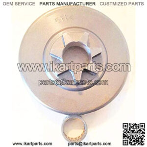 Lil Red Barn Compatible with Homelite Super XL, Xl12 Spur Sprocket for Chainsaws, Compatible with Oregon 30681, 7 Tooth Drive, 3/8" Pitch, Free Bearing