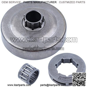 Chain Clutch Drive Drum 3/8"-7T Sprocket Rim For 55 Rancher EU1 51 262XP 254 154 EPA Chainsaw Needle Bearing 503453902