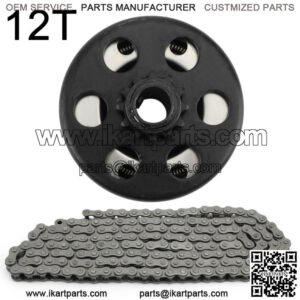 Race Go Kart Mini Pit Bike Clutch 3/4 Bore 12 Tooth Sprocket Cart /+ 35 Chain EP