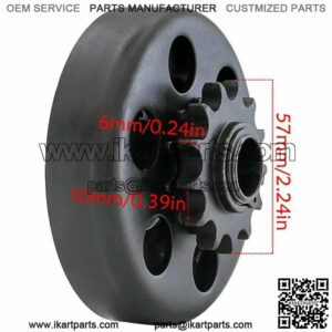 Clutch 13T 3/4 Bore 19mm for # 428 Chain Mini Bike Go Kart Fun Kart Quad Buggy