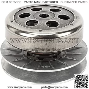 Clutch Driven Pully Rear Assembly Fit for LINHAI 260cc 250 300cc Scooter Go Kart ATV 16T Spline Clutch Assembly LINHAI 260cc 250 300cc CLUTCH Moped Scooter GO KART ATV 16 16 Driven Pulley Wheel