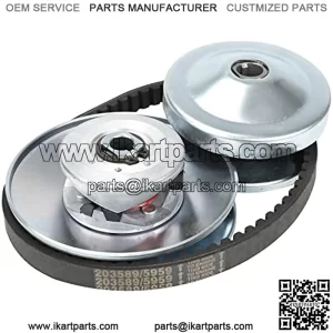 30 Series 6" OD Go Kart Torque Converter 3/4" Bore Driven Asymmetric 3/16'' Key Way and 5/8'' Driven Clutch and 725 Belt