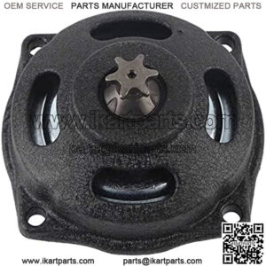 Transmission Clutch Drum Clutch Drum Stainless Steel Durable for 2 Stroke 47cc 49cc Mini Pocket Dirt Bike ATV Quad