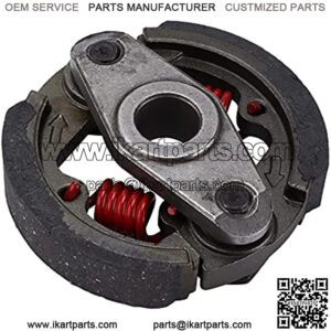 Pocket Bike Clutch, Metal Motorcycle Clutch Heavy Duty Replacement for 2 Stroke 43cc 47cc 49cc Mini Moto ATV Dirt Bike