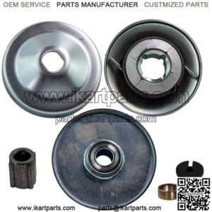 3/4" Bore 30 Series Torque Converter Drive Clutch for Mini Bike 3/16" Key Way