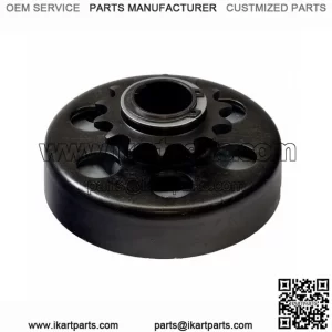 Clutch Assembly with 1" Shaft and 14 Tooth 40/41/420 Chain Sprocket for Go-Karts & Mini Bikes