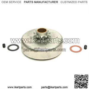 Heavy duty, adjustable engagement, Comet LA 350 series centrifugal clutch.  3/4" bore. #35 chain. 11 tooth.