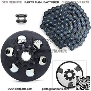 Centrifugal Clutch, Go Kart Clutch 3/4" Bore 10 Tooth for #40/41/420 Chain, Fits for Mini Bike, Go Kart, predator 212, Lawnmower and Honda GC GX 2-6.5HP Engine