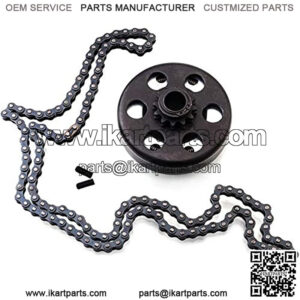 Go Kart Clutch 3/4 Bore 12T with #35 Chain, Centrifugal Clutch Fit for Go Kart Minibike Honda Engines 3/16 Key Way