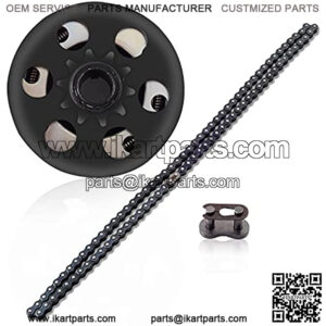 34 Bore 10T for #40 41 420 Chain Centrifugal Clutch Go Kart Clutch, Up to 6.5 HP, Fit Minibike Baja Mini Bike MB165 & MB200