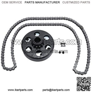 Go Kart Clutch 3/4 Bore 12T with #35 Chain, Centrifugal Clutch Compatible with Go Kart Minibike Honda Engines 3/16 Key Way