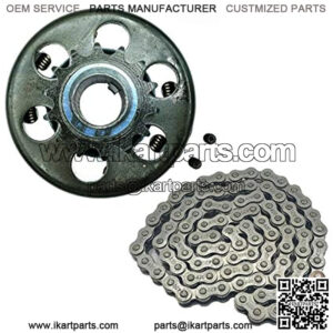 Centrifugal Clutch 14T 14 Tooth 1 Inch Bore with #420 Chain for 13HP Go Karts