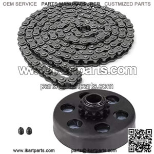 Centrifugal Clutch 3/4 inch Bore 12 Tooth 35 Chain for Go Kart Mini Bike Lawnmower Fun Kart 2-7 HP Engine Replacement for Honda GX160 GX200 GX140 GX120 GC160 GC19
