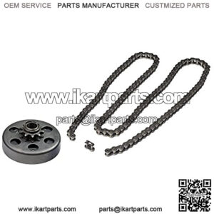 3/4" Clutch Assembly, Chain Sprocket, #420 Open Loop Chain Set for Go-Karts & Mini Bikes