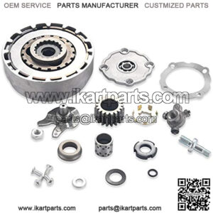 Clutch Assembly 18 Teeth with Accessories For Semi Auto 50cc-125cc Engine ATV Quad Go Kart Dirt Bike