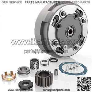 TA1-17T 17 Teeth Semi Automatic Clutch Assembly for 50cc 110cc 125cc 135cc ATV Quad Go Kart Dirt Bike Roketa Kazuma JCL NST SUNL Taotao