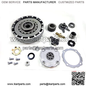 17T Teeth Semi Automatic Clutch Assembly with Accessories for 50cc 70cc 90cc 110cc 125cc 135cc ATV Quad Go Kart Dirt Bike Taotao SUNL Roketa Kazuma JCL NST