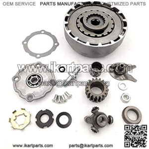 18 Teeth Clutch Assembly Fit Semi Auto 50cc 70cc 90cc 110cc 125cc Dirt Bike Engine taotao sunl