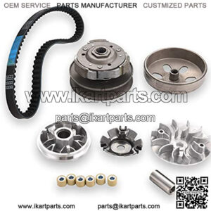 Gy6 150cc clutch set??include clutch Assembly and Variator Assembly with 743 belt, fit for GY6 125cc And 150cc 4-Stroke Engine Scooter ATV Taotao Roketa Sunl