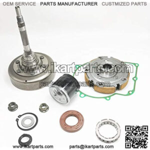 Wet Clutch Shoe Kit with Filter,Drum,One Way Bearing Housing,Nuts for Hisun UTV/ATV 500 550 700 750 MSU500 MSU700,Massimo, Bennche, coleman powersports