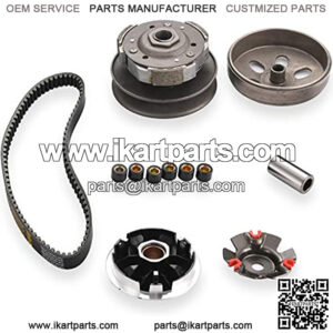 Gy6 150cc high performance clutch set??include clutch Assembly and Variator Assembly with 842 belt, fit for GY6 125cc And 150cc 4-Stroke Engine Scooter ATV Taotao Roketa Sunl