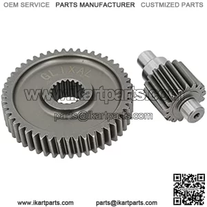 High Performance GY6 49cc 50cc Chinese Scooter Racing Final Drive Gear Set 139QMB 1P39QMB Moped ATV Go Kart (17T/49T)