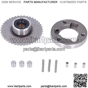 Starter Clutch Drive Assembly Starter Drive Clutch Assembly 41T for 50cc 70cc 90cc 110cc 125cc Engine Go Kart Dirt Pit Bike