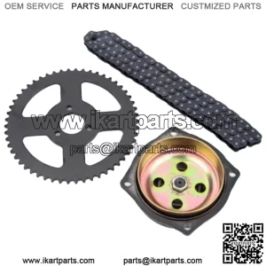 Cadena T8F con pi ??n de caja de cambios de 54 dientes para mini bicicleta de Cadena trasera de la cadena T8F cadena