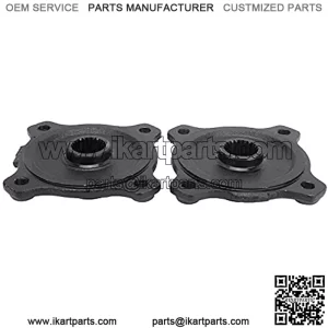 Buje de Eje Trasero, 2 Piezas de 23 Dientes, 4 Esp??rragos, Rueda de Aleaci??n de Acero, Reemplazo del Eje Trasero para 110CC 150CC Quad Bike ATV Go Kart