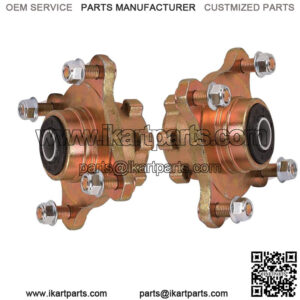 4 Lug Front Disc Brake Wheel Rim Hub For ATV Go Kart Quad Buggy Dune Drift Trike