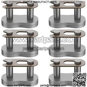 420 Chain Master Link Roller Chain Connector Link for 90cc 110cc 125cc Pit Dirt Bike ATV Quad Buggy Currency Master Link Joint Parts