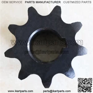 40-0042 is a standard #40, 9-tooth, sprocket with a 5/8?? Bore (#40 Drive sprocket 9 tooth 0.625" Bore )