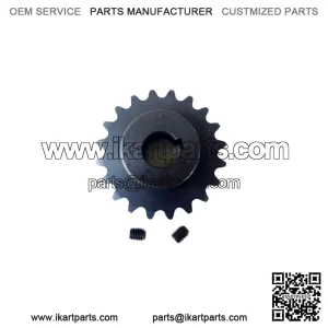 20T Tooth #35 Sprocket Gear with 5/8" Bore for Jackshaft Mini Bike Go Kart