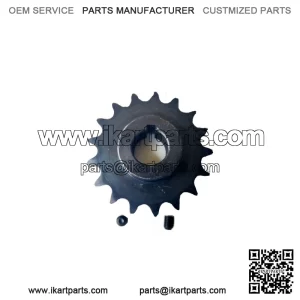 17T jackshaft sprocket #40/41/420 3/4" bore