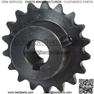 #35 Chain - 18 Tooth Jackshaft Sprocket with a 5/8" Bore for Go-Karts & Mini Bikes