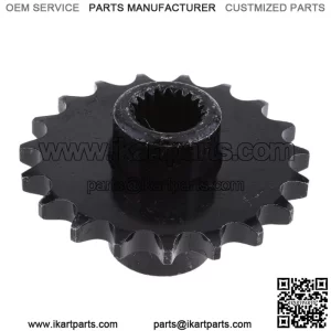 Pi ??n de Cadena Delantera Metal para Quad Bike  Pieza de Repuesto  Pi ??n de cadena delantera 19T Cog