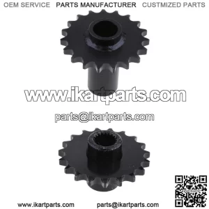 2 Piezas 19T 428 Pi ??n de Cadena Delantero Cog GY6 150cc Quad Dirt Bike  Buggy de Repuesto  Pi ??n de la rueda delantera 19T