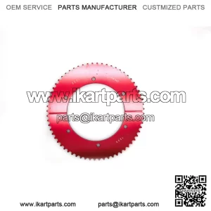 NEW 64T #35 Chain Split Aluminum Red Anodized Sprocket - Gear - Kart - Mini Bike