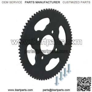 219 Chain Rear Sprocket 70T Tooth For Go Kart ATV Quad Karting