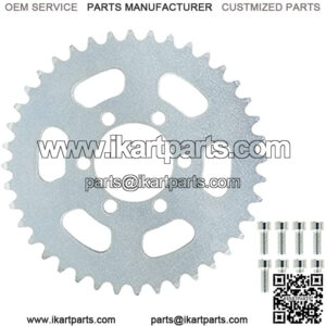 35 Chain Sprocket 40 Teeth Rear Sprocket 5 Inch Replacement for Mini Bike Go Kart Quad