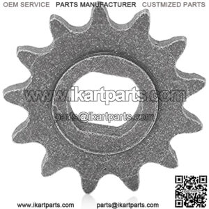 Motor Chain Sprocket,Mini Bike Sprocket,Motor Sprocket Portable Professional 25H 13T Metal H Chain Motor Sprocket Replacement for MY1020 Motor