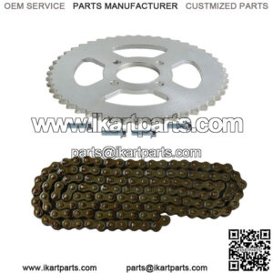 420 Chain+48T 48mm Rear Sprocket For ATV Quad Go Kart Cart Drift Trike Mini Bike