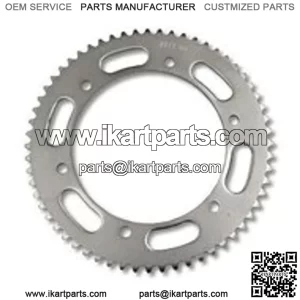 SPROCKET, STEEL, #35 CHAIN, 60 TOOTH 4.563?? BORE, 6 HOLES, 5.25?? BOLT CIRCLE