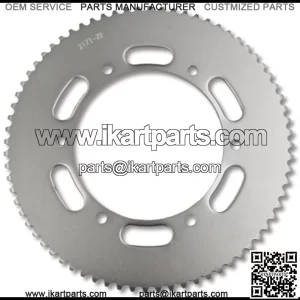 SPROCKET, STEEL, 35 CHAIN, 4.563?? BORE, 6 HOLES, 5.25?? BOLT CIRCLE, 72 TOOTH