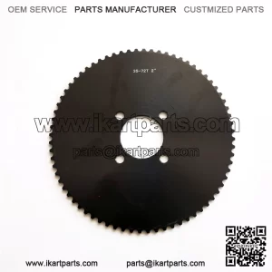 72T 50.8mm #35 black sprocket