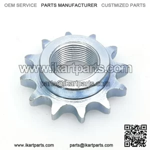 12T #420 Silver Sprocket