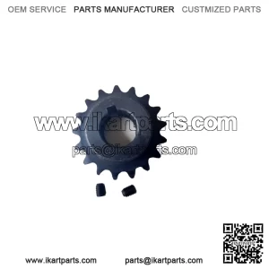 17 Tooth 35 Chain 3/4 Bore Jackshaft "B" Sprocket (T shape)