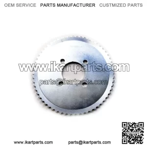 60 Tooth Go Cart/Mini Bike Sprocket - Steel 4 Hole 2" bore For #35 Chain / 469